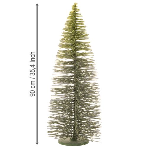 Deko Tannenbaum 90 cm künstlich grün mit Standfuss für Tischdekoration | Floristik24.ch