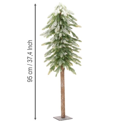 Künstlicher Tannenbaum mit Schnee, 95 cm | Floristik24.ch