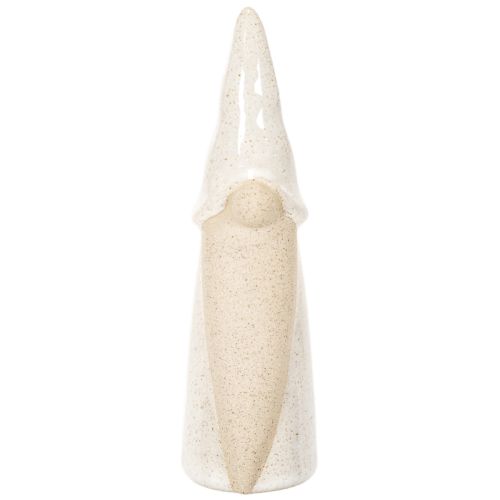 Dekofigur Wichtel aus Keramik 18 cm, weiss-grau, 3er-Set | Floristik24.ch