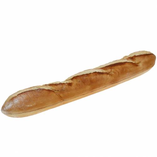 Artikel Deko Baguette Attrappe 38cm - künstliche Lebensmittel, Brot-Imitat für Schaufenster und Küchendeko
