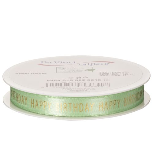 Artikel Schleifenband Happy Birthday für dekorative Geschenkverpackungen 18m