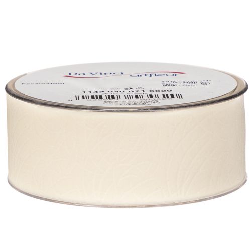 Dekoband aus Samt in Creme 40 mm x 20 m | Floristik24.ch