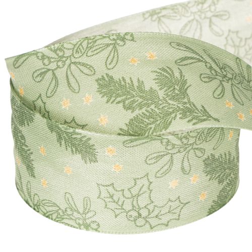 Geschenkband Stechpalme und