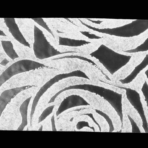 Floristik24 Dekoband Rosen Breit Weiß 63mm 20m