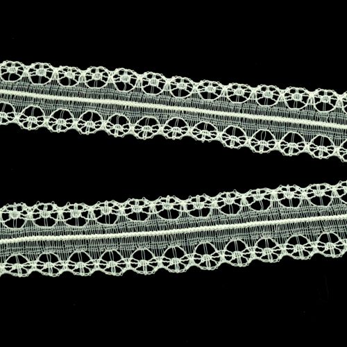 Floristik24 Spitzenband Vintage Crème 20mm 20m