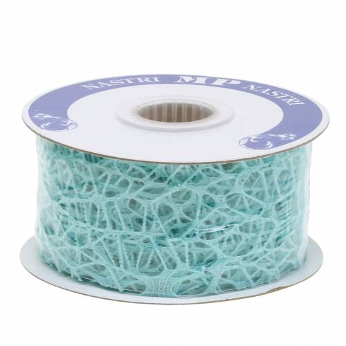 Artikel Dekoband Netzband Hellblau Tiffany 40mm 10m