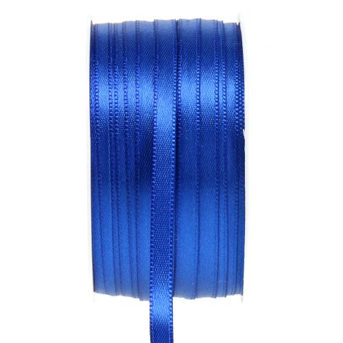 Artikel Dekoband Satinband Band Blau Doppelsatinband 6mm 50m