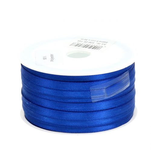 Artikel Dekoband Satinband Band Blau Doppelsatinband 6mm 50m
