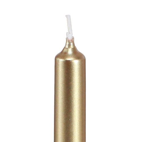 Artikel Baumkerzen Kerzen für Christbaum Gold 13x105mm 20 St