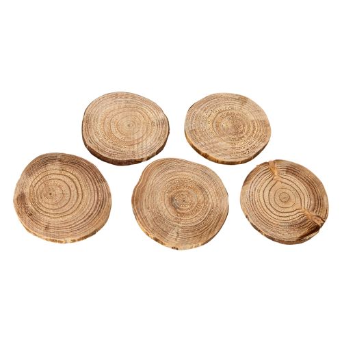 Holzscheiben rund Natur 6 cm 300 g für Dekoration und Basteln | Floristik24.ch