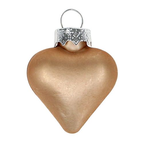 Floristik24 Baumschmuck Herzen Mix Rosa 3cm 24 St