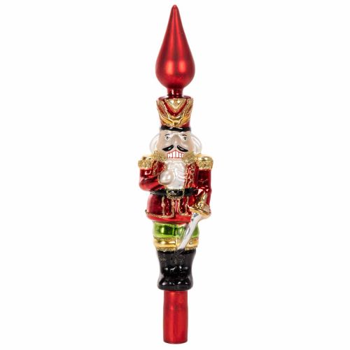 Christbaumspitze aus Echtglas