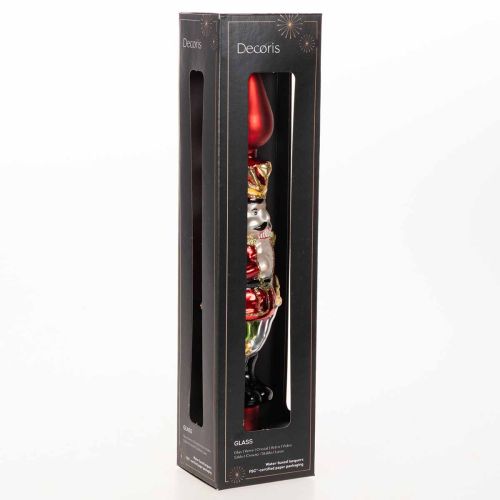 Christbaumspitze aus Echtglas