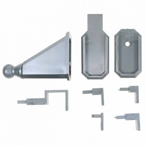 Floristik24 Türhaken und Fensterhaken Silber Fensterkranz aufhängen