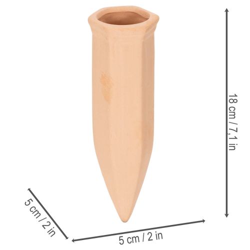 Terrakotta Bewässerungszapfen für Flaschen, 18 cm, terrakottafarben | Floristik24.ch