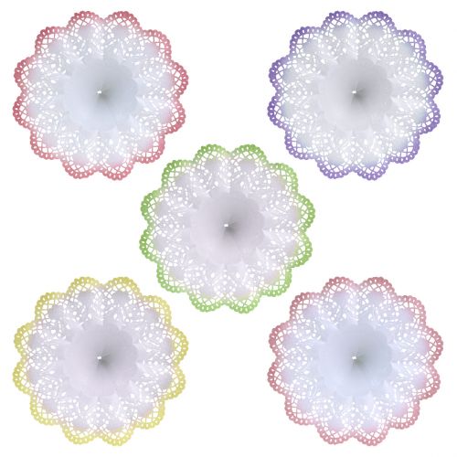 Biedermeier-Manschetten Batik Ø19cm 25 St