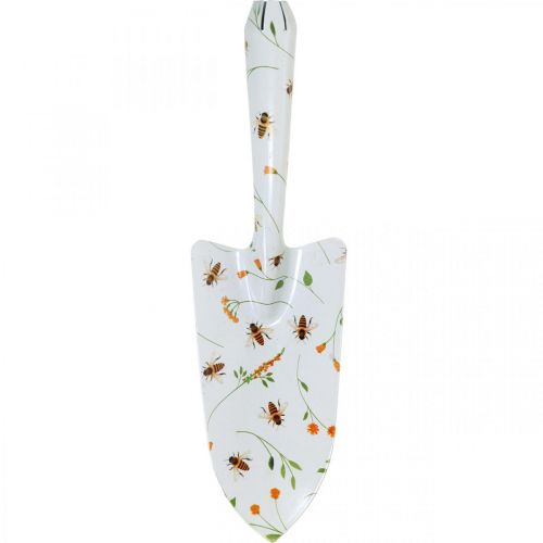 Floristik24 Gartenschaufel, Schippe mit Bienen, Handschaufel, Pflanzkelle aus Metall L28cm