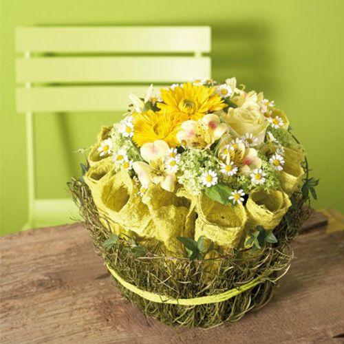 Artikel Nass Steckschaum Schale für Blumen Gestecke Ø18cm 2 St