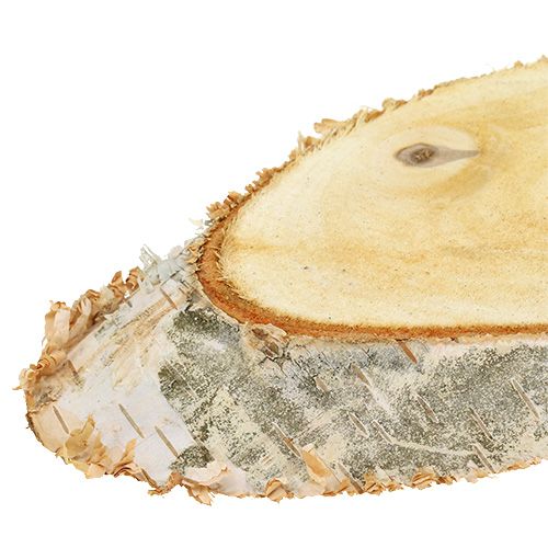 Artikel Birkenscheiben oval Natur Holzscheiben Deko 18-22cm 10 Stk Set Holzdeko Gravur