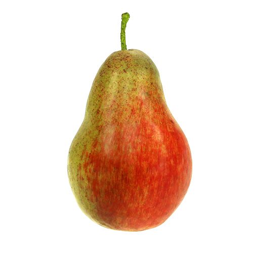 Artikel Birne rot, grün 12cm 3 St