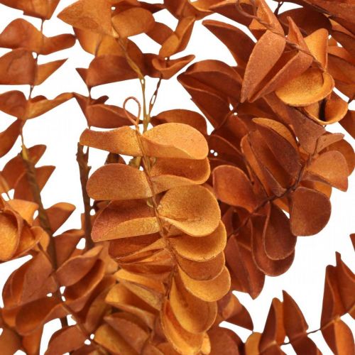 Artikel Kunstpflanzen Herbstdeko Kunstzweig Blätter Orange 46cm