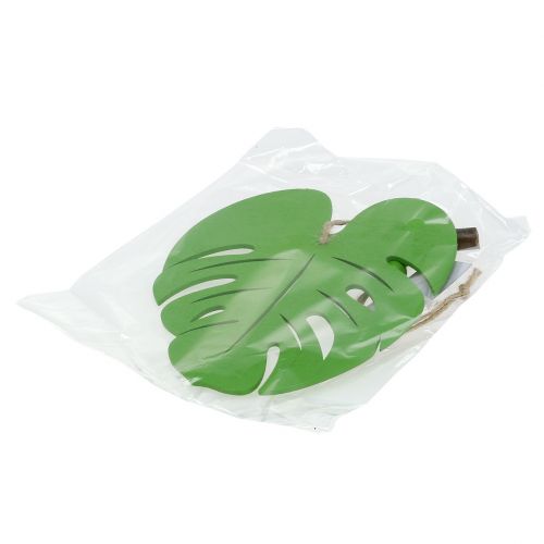 Floristik24 Blatt 14,5cm zum Hängen Grün