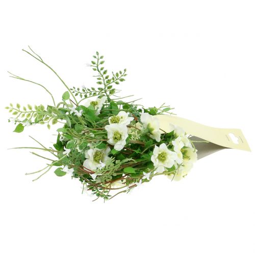 Floristik24 Blütengirlande Weiß 180cm