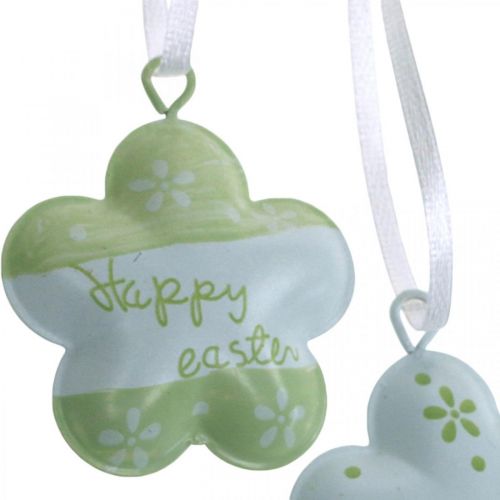 Artikel Blume zum Hängen Metall Ø4cm Dekohänger Osterdeko Frühlingsdeko 12 St