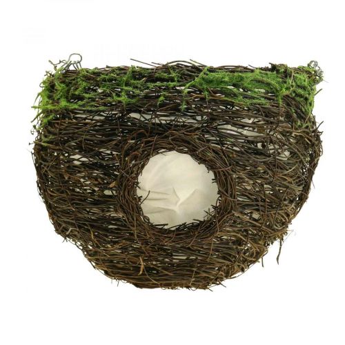 Artikel Blumenampel Braun Hängekorb Pflanzkorb Reben Moos Ø24cm