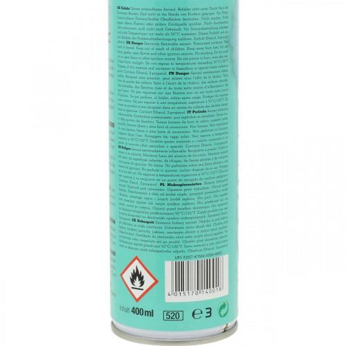 Floristik24 Blumenspray Flower Decor Hellblau Aquamarin Farbspray 400ml