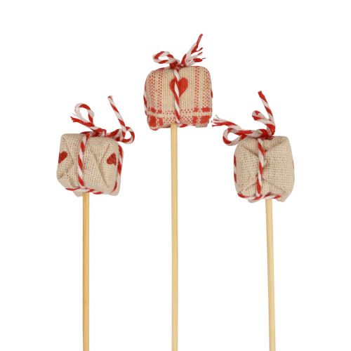 Floristik24 Blumenstecker Weihnachten Geschenkpäckchen Deko 2,5cm 15 St