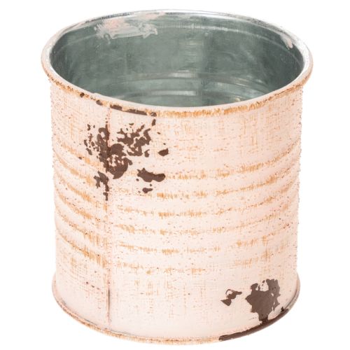 Metall Blumentopf Deko-Dose Lachs Ø8cm H7.5cm für Kräuter und Blumen | Floristik24.ch