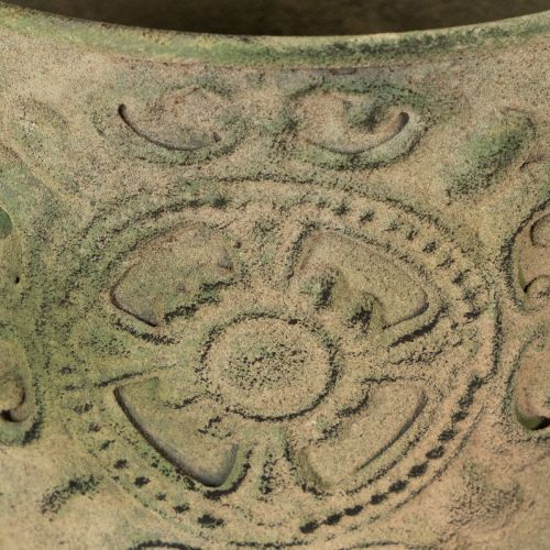 Artikel Blumentopf Metall Grün Vintage Ø22cm–13,5cm 3er-Set