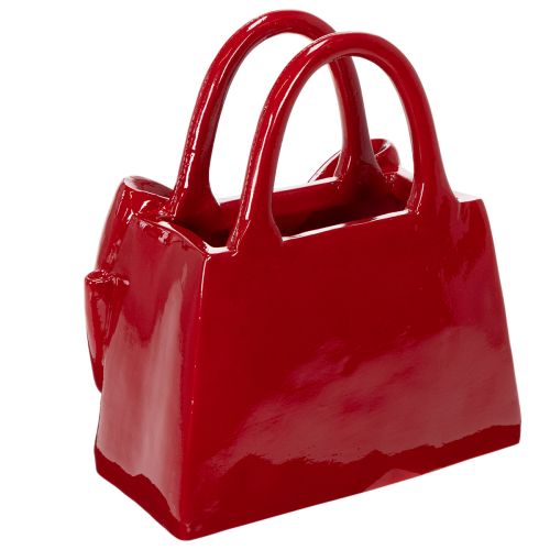 Deko Vase Handtasche aus