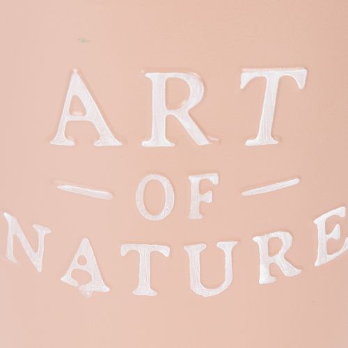 Zink-Blumentopf Altrosa Ø17,5cm H15cm Art of Nature | Floristik24.ch