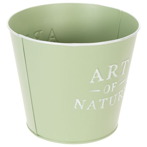 Artikel Zink-Blumentopf Art of Nature Mintgrün Ø17,5cm H15cm Innenbereich