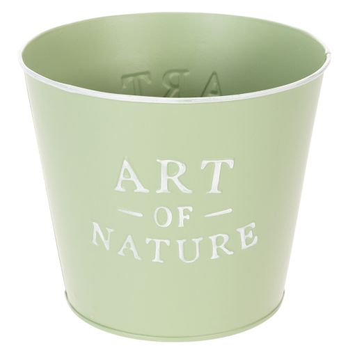 Artikel Blumentopf Zink Art of Nature Mintgrün Ø17,5cm H15cm
