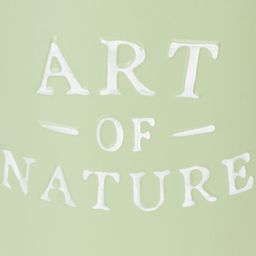 Zink-Blumentopf Art of Nature Mintgrün Ø17,5cm H15cm Innenbereich | Floristik24.ch