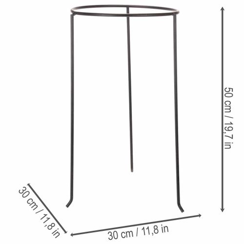 ProductNameRunder Blumentopfständer aus Metall, schwarz, 50 cm hoch, für Töpfe mit 25 cm Durchmesser/ProductName
ProductDescription<h2>Runder Blumentopfständer für Topfpflanzen mit 25 cm Durchmesser</h2>
<p>Dieser runde Pflanzenständer aus Metall ist schw | Floristik24.ch