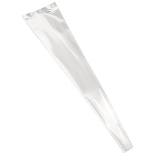 Floristik24 Blumentüte für 1 Rose "Blanko" L65cm B14cm - 3cm 50 St