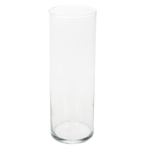 Blumenvase Schlanker Glaszylinder als Glasvase oder hohes Deko-Glas 30cm