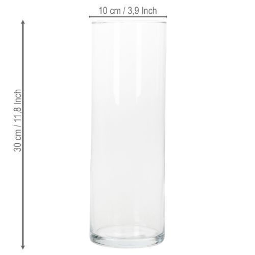 Artikel Blumenvase Schlanker Glaszylinder als Glasvase oder hohes Deko-Glas 30cm