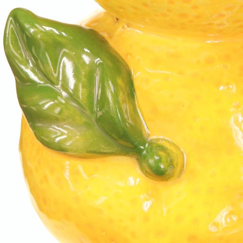 Artikel Blumenvase Zitrone Keramikvase Deko mediterran H13cm