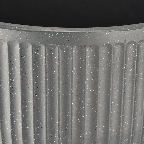 Artikel Bodenvase Kunststoff Pflanzgefäß Anthrazit Ø28cm H46,5cm