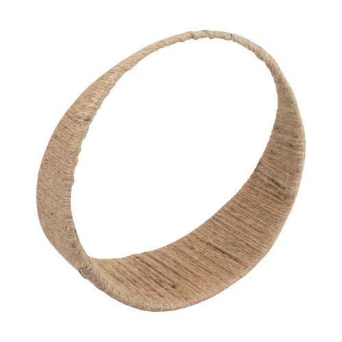 Floristik24 Boho Style Hängedeko Pflanzenschaukel Dekoring Jute 31cm