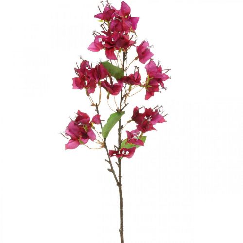Floristik24 Bougainvillea Kunstblume Pink Künstlicher Deko Zweig H52cm