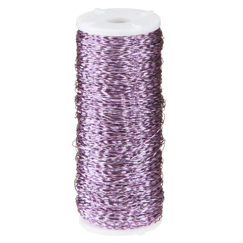 Artikel Bouillondraht Lavendel 0,30mm 100g 140m Effekt Deco Basteldraht