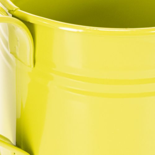 Bunte Giesskannen aus Metall Ø11cm H9,5cm, Tischdekoration, 8er-Set | Floristik24.ch