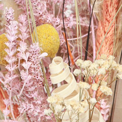 Artikel Trockenblumenstrauß Bunt Exotik 55cm 120g - Farbenprächtige, Dekorative & Pflegeleichte Wohnraumdekoration in Boho-Stil