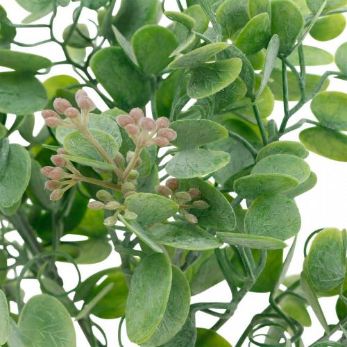 Artikel Hochzeitsdeko Eukalyptus-Zweige mit Blüten Dekostrauß Grün, Rosa 26cm